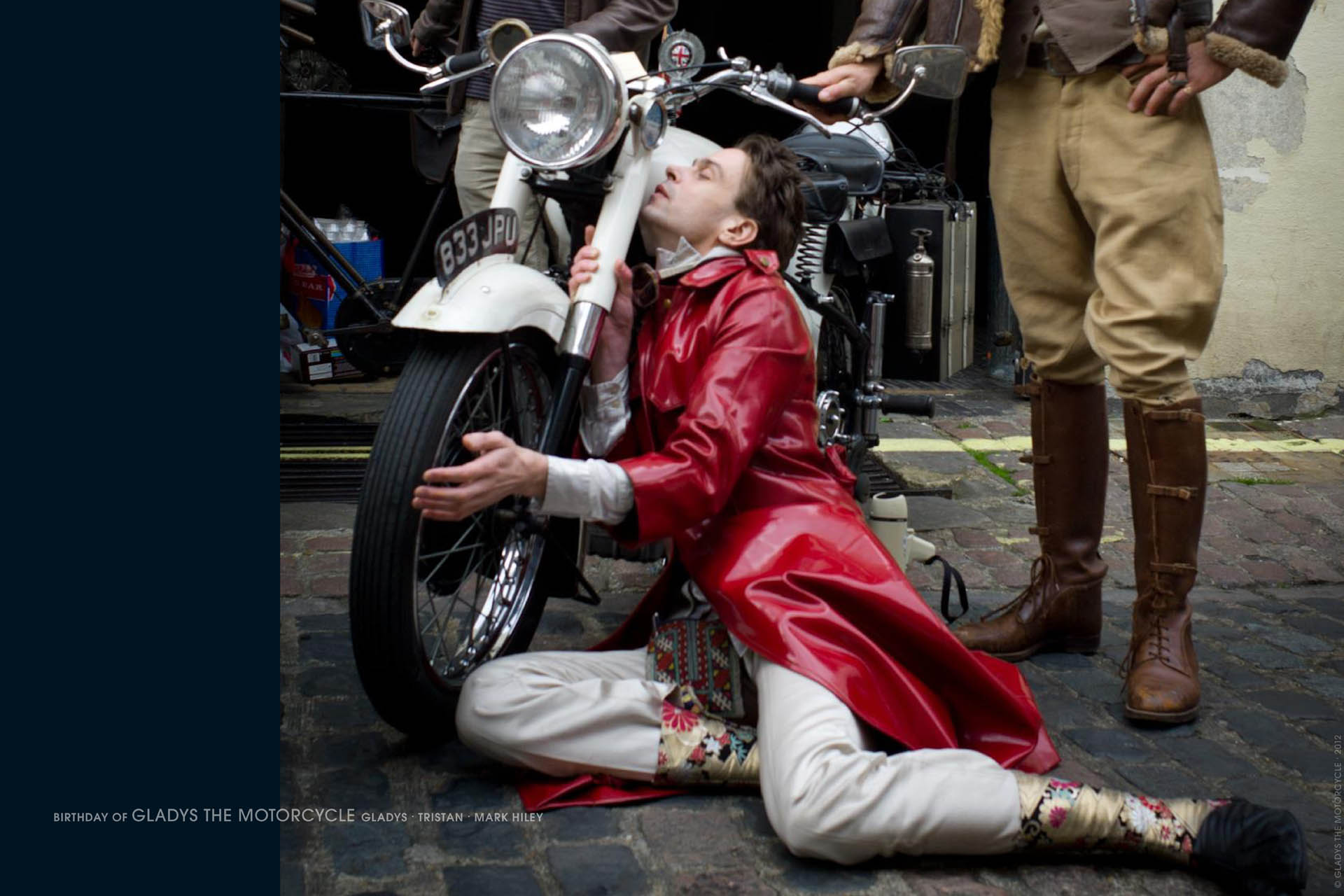 Birthday of Mark Hileys GLADYS THE MOTORCYCLE, Tristan V Christann, Mark Hiley